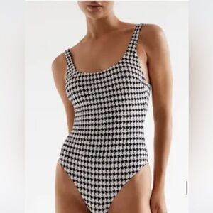 Wanderlust /Elce houndstooth one piece